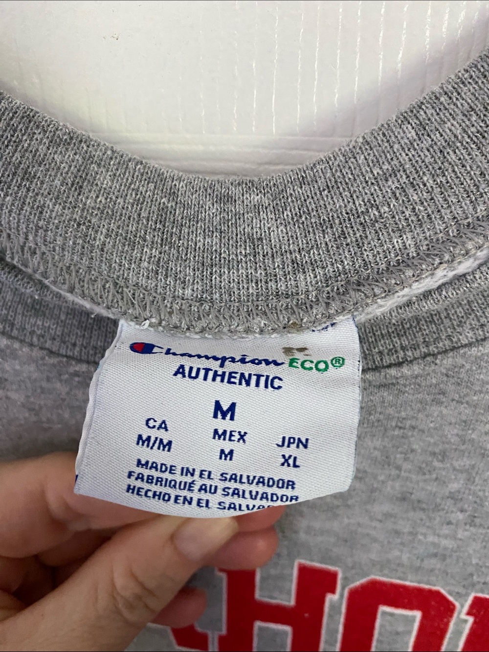 🚨Priced for quick sale🚨 Vintage Y2K Oklahoma Grey Crewneck Sweatshirt w Red Logo - Picture 2 of 4